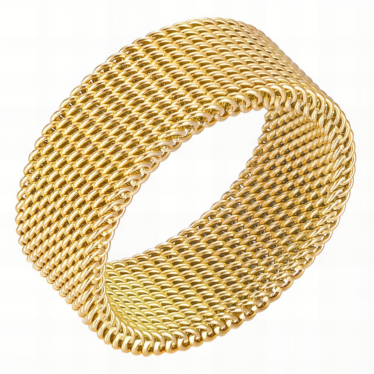 Inel Pluse din Inox placat cu AUR 18K M8/57