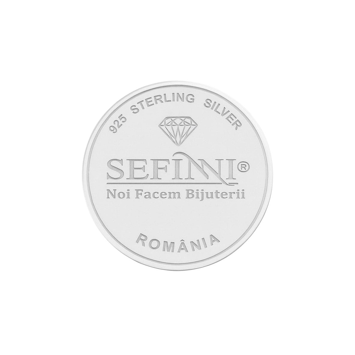Moneda SEFINNI Personalizabila din Argint 925 – 5 grame