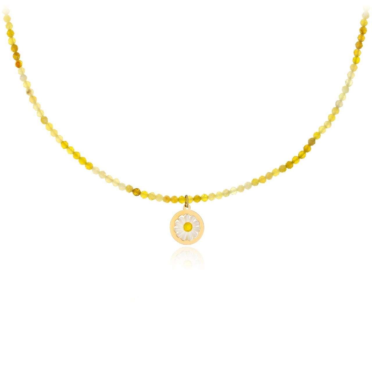 Colier Margareta din AUR 14K și Opal