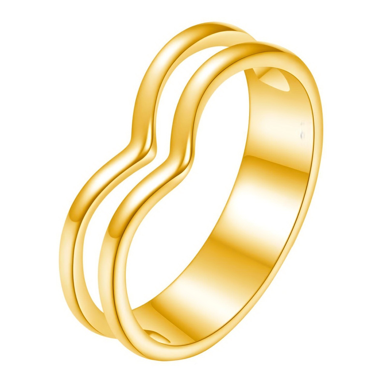 Inel Arrows din Inox placat cu AUR 18K M6/52