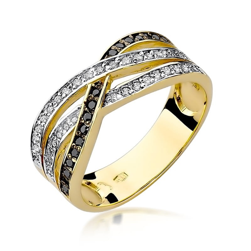 Inel Aur 14K cu Diamante Naturale 0.18 ct