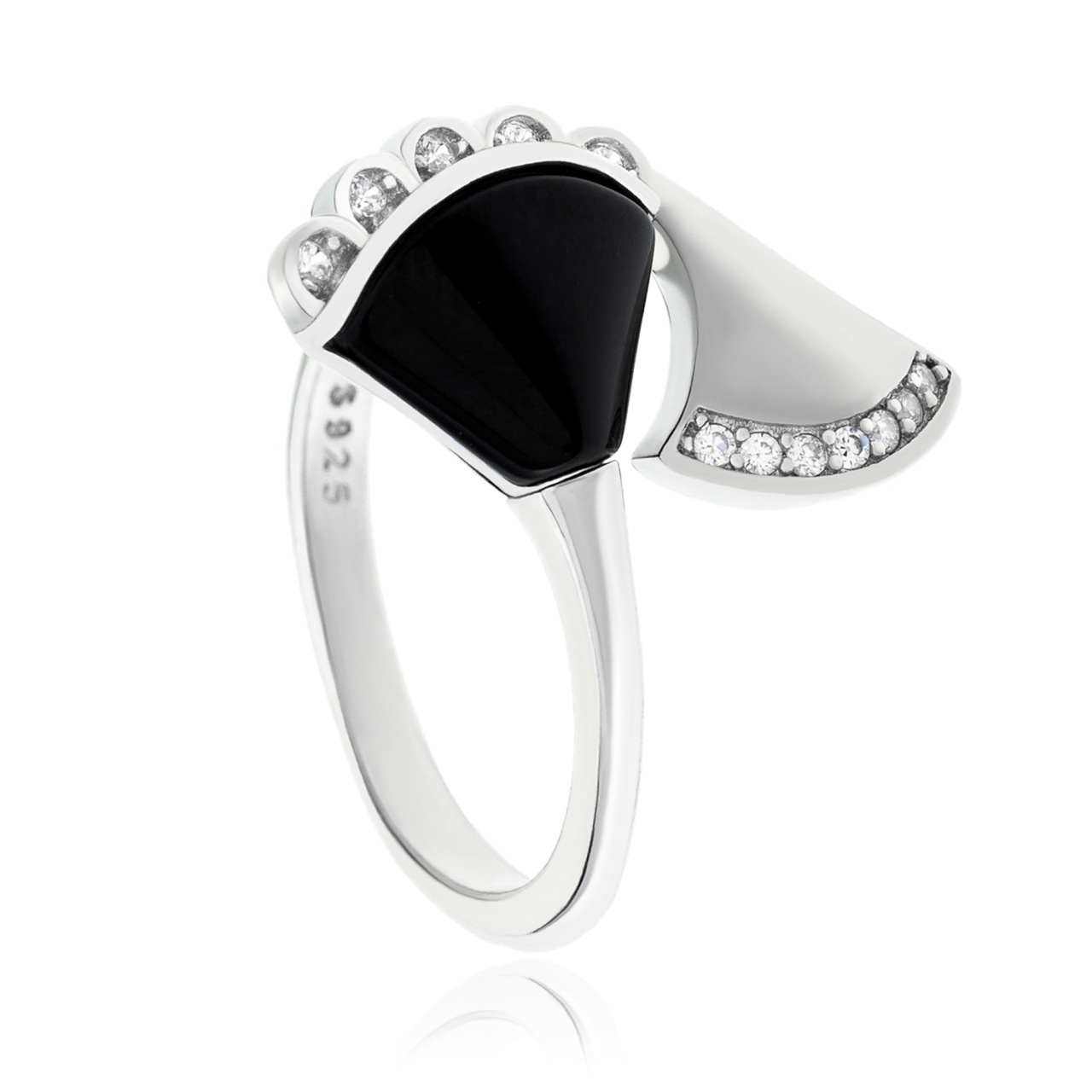 Inel din Argint 925 Little Black Dress 3.8g