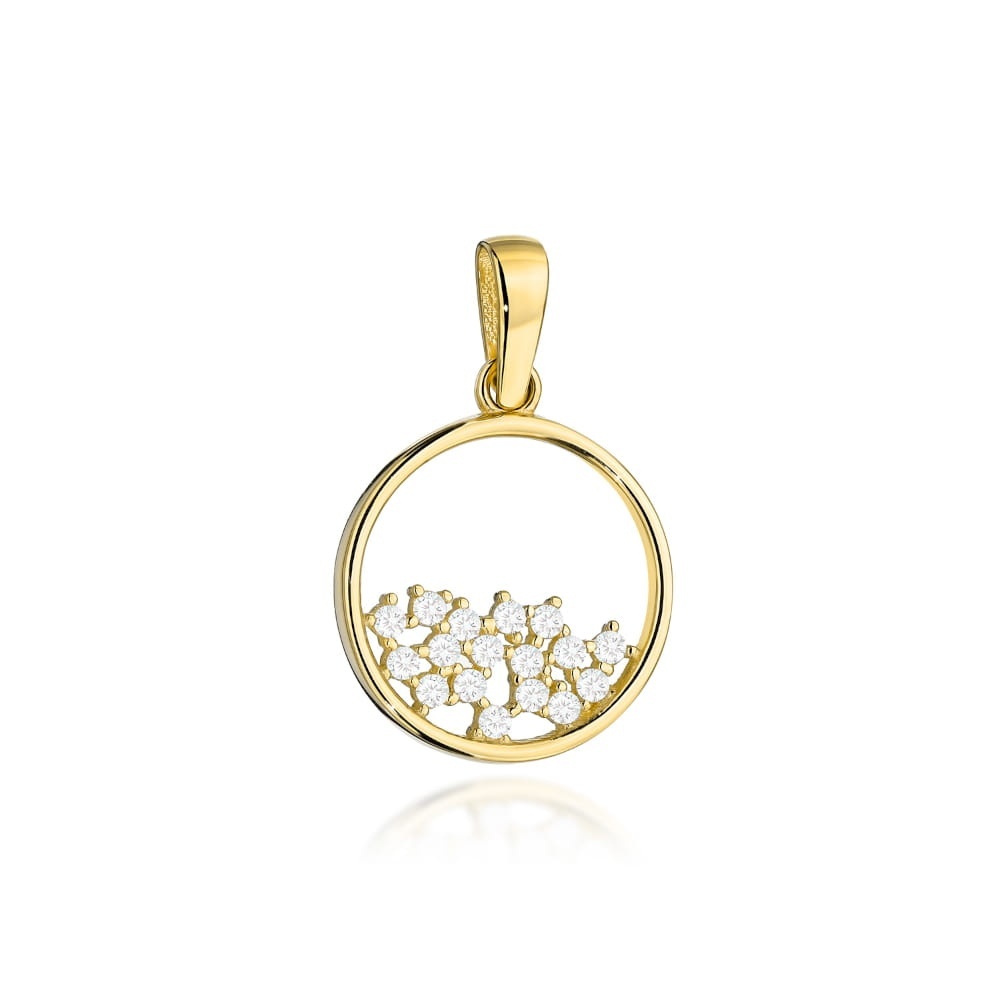 Pandantiv Aur 14K cu Zirconii