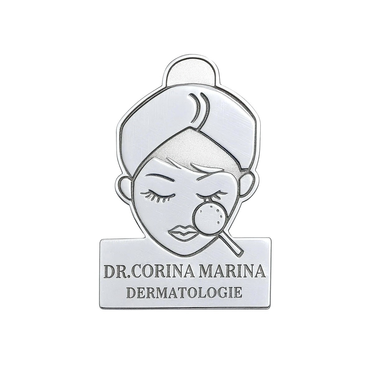 Pin Medic Dermatologie din Argint 925