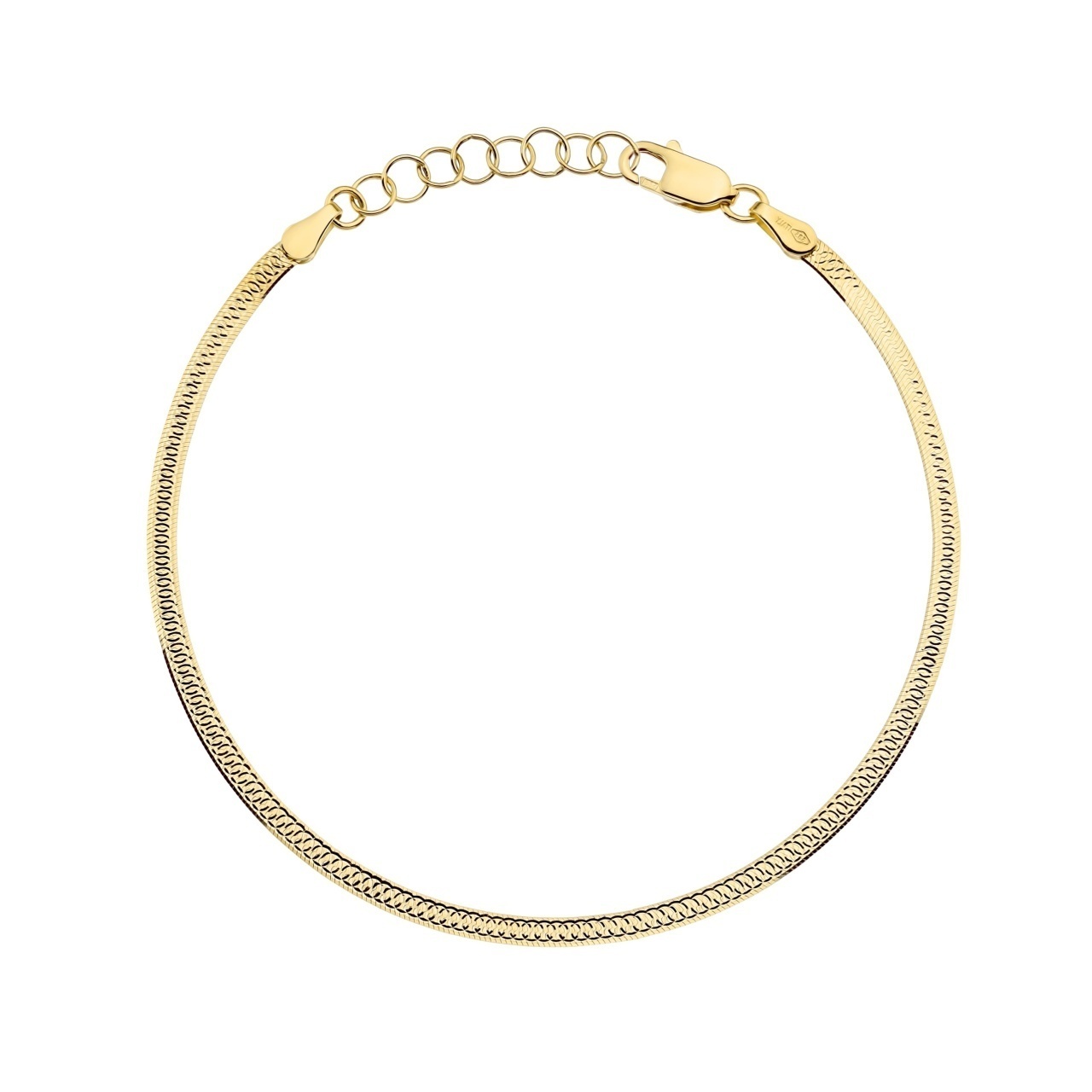 Brățară Aur 14K Diamantată 2.5mm
