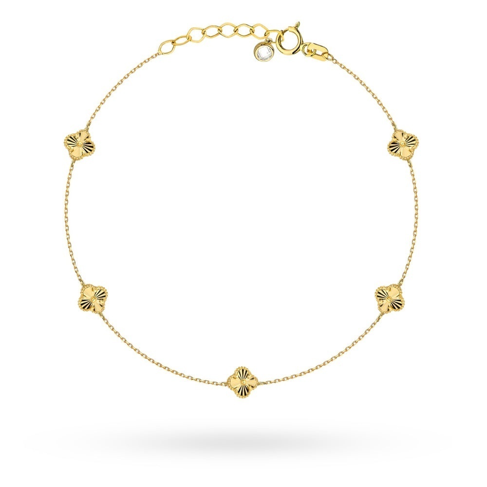 Bratara Aur 14K Konicină Aurie - Eleganță și Noroc