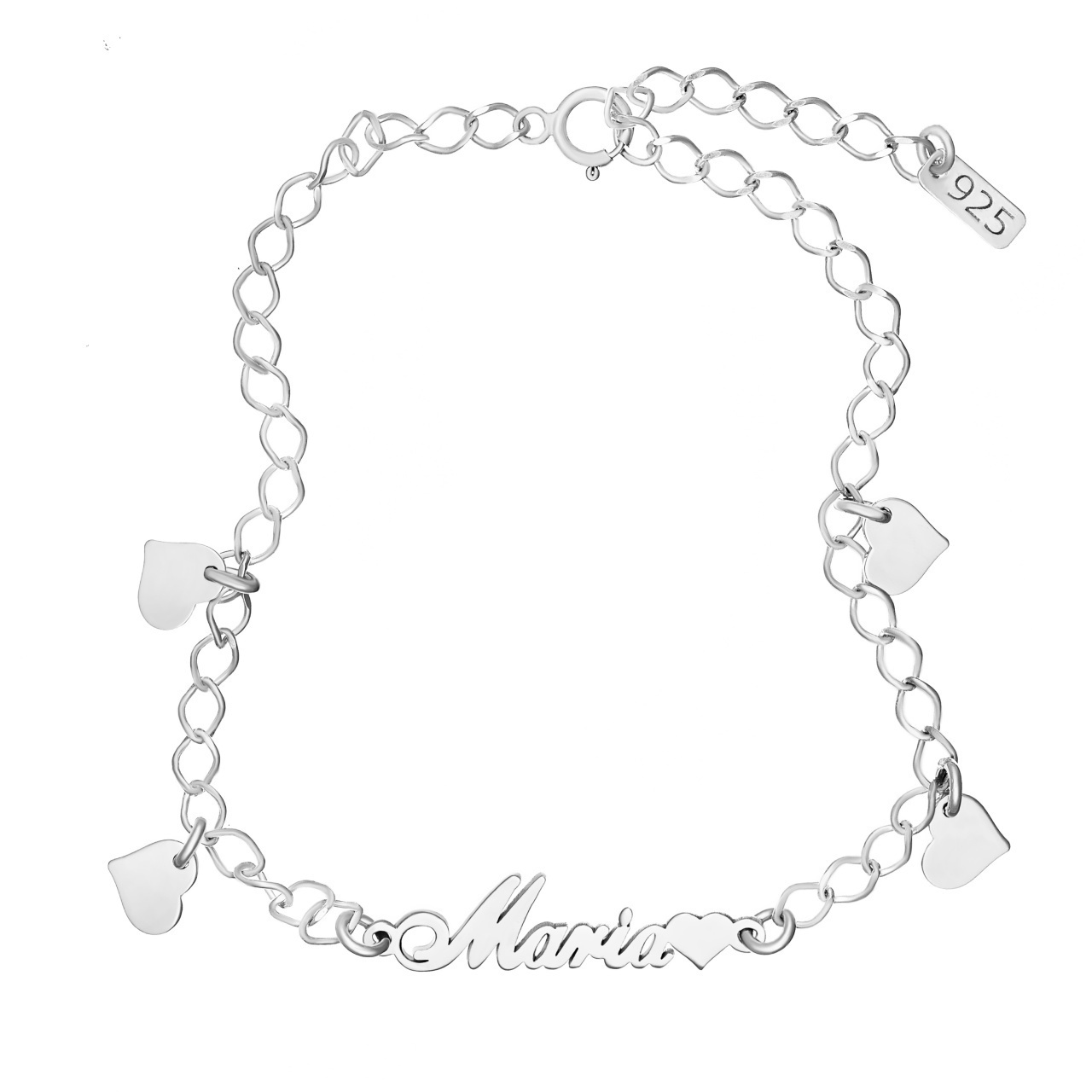 Bratara cu charmuri din argint 925 personalizabila cu nume