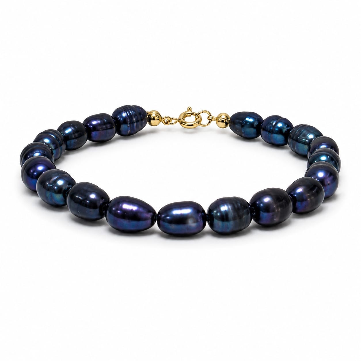 Brățară Tahitian Rice Pearls 8 din AUR 14K cu Perle de Cultură