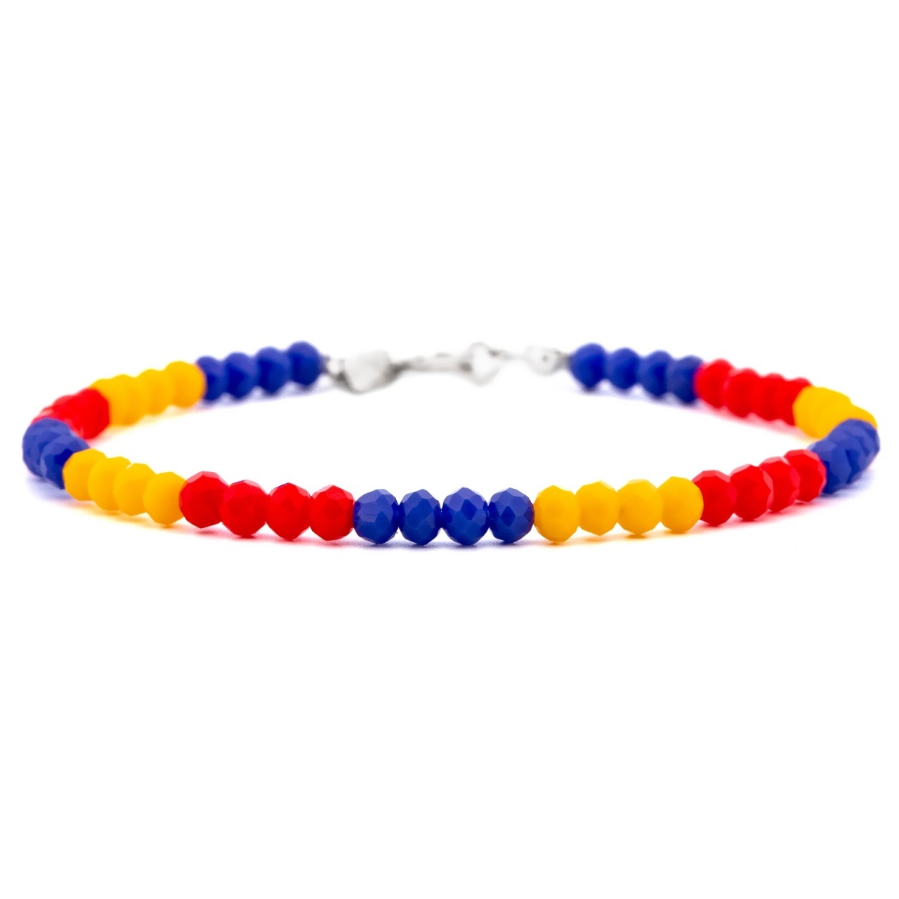 Bratara Tricolor România din Argint 925