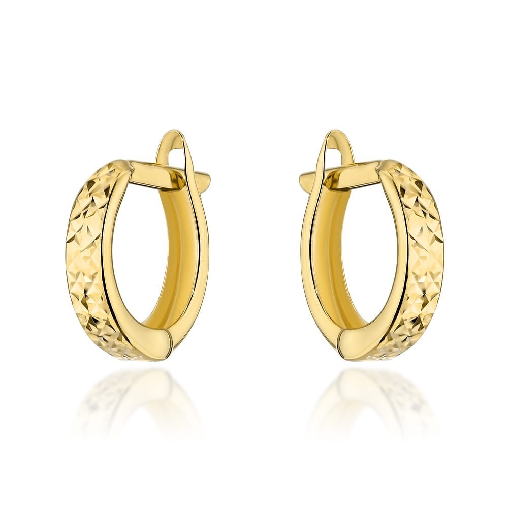 Cercei de aur 14K cu model