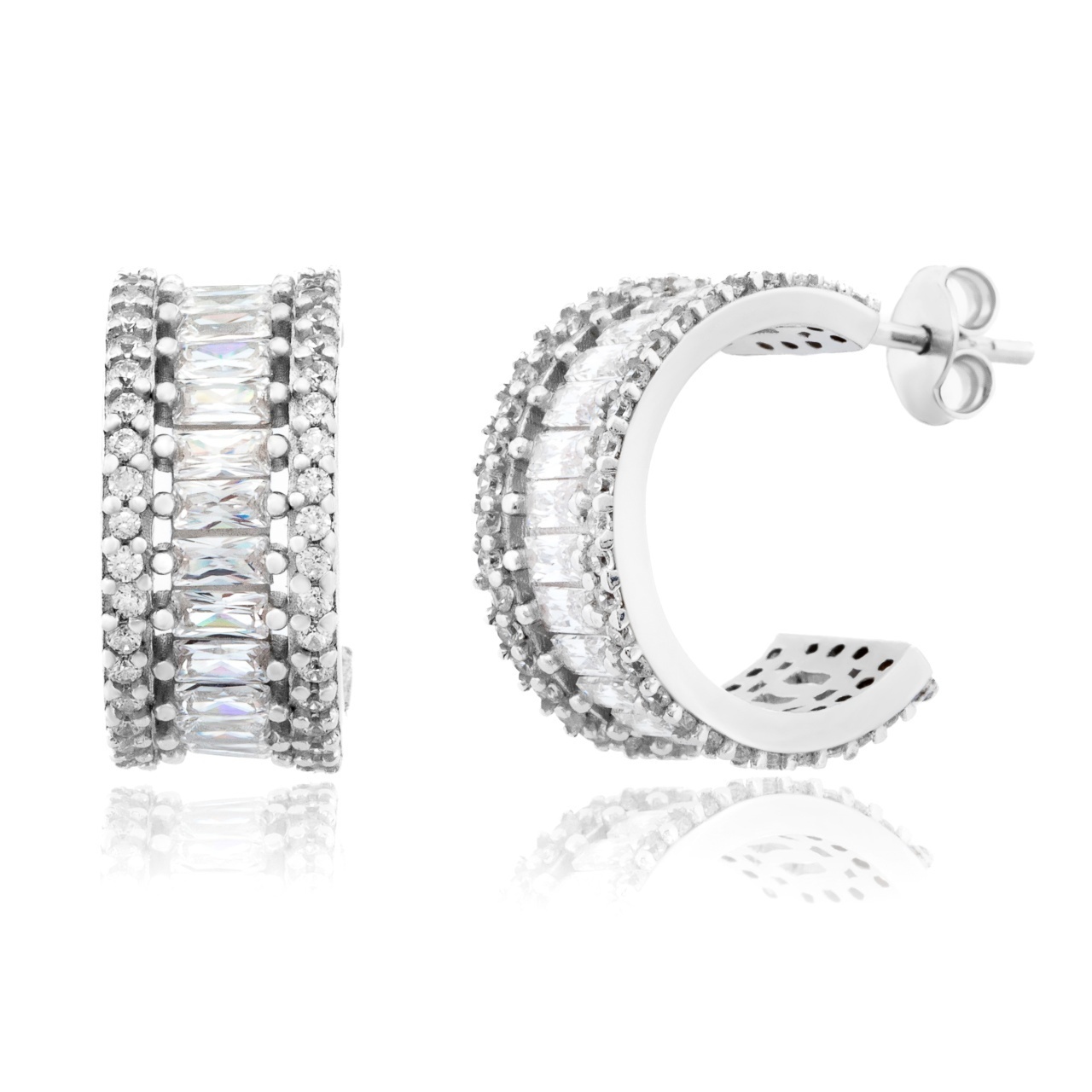 Cercei White Dream din argint 925