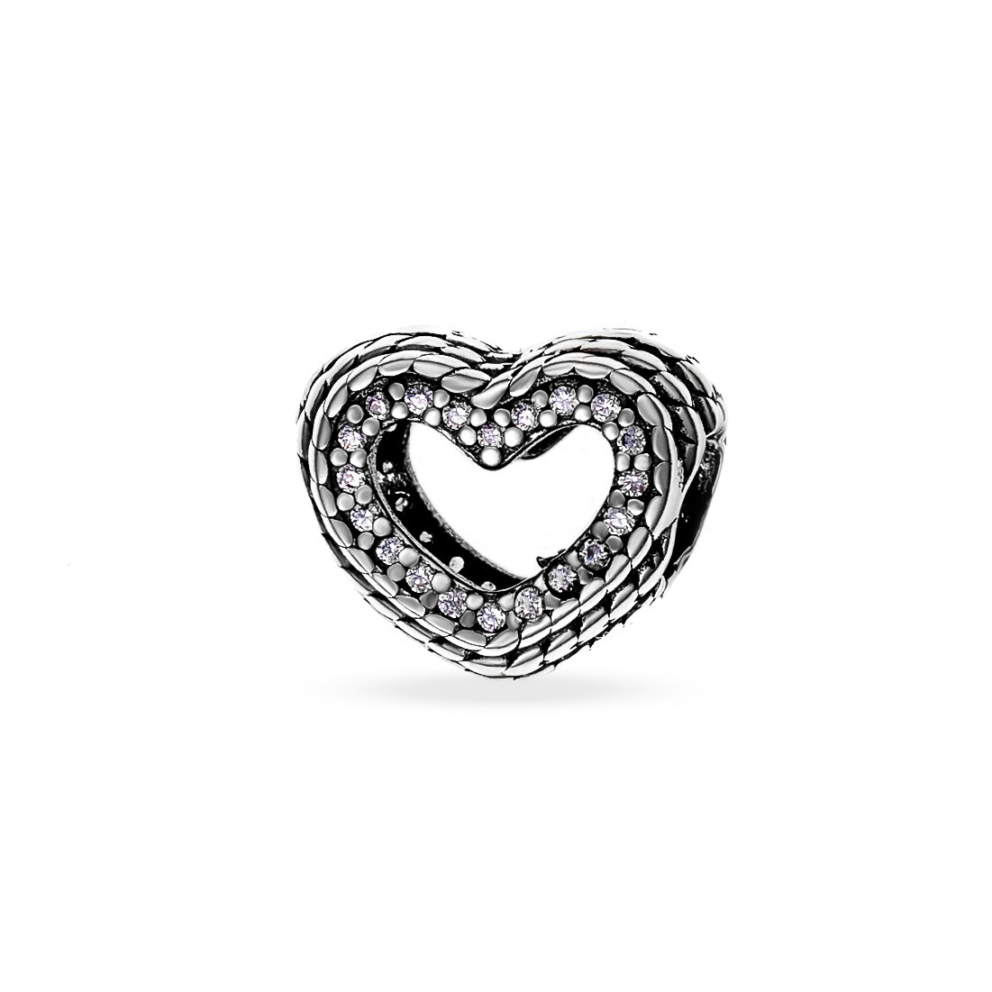 Charm din Argint 925 Crystal Heart Supreme 2.44gr