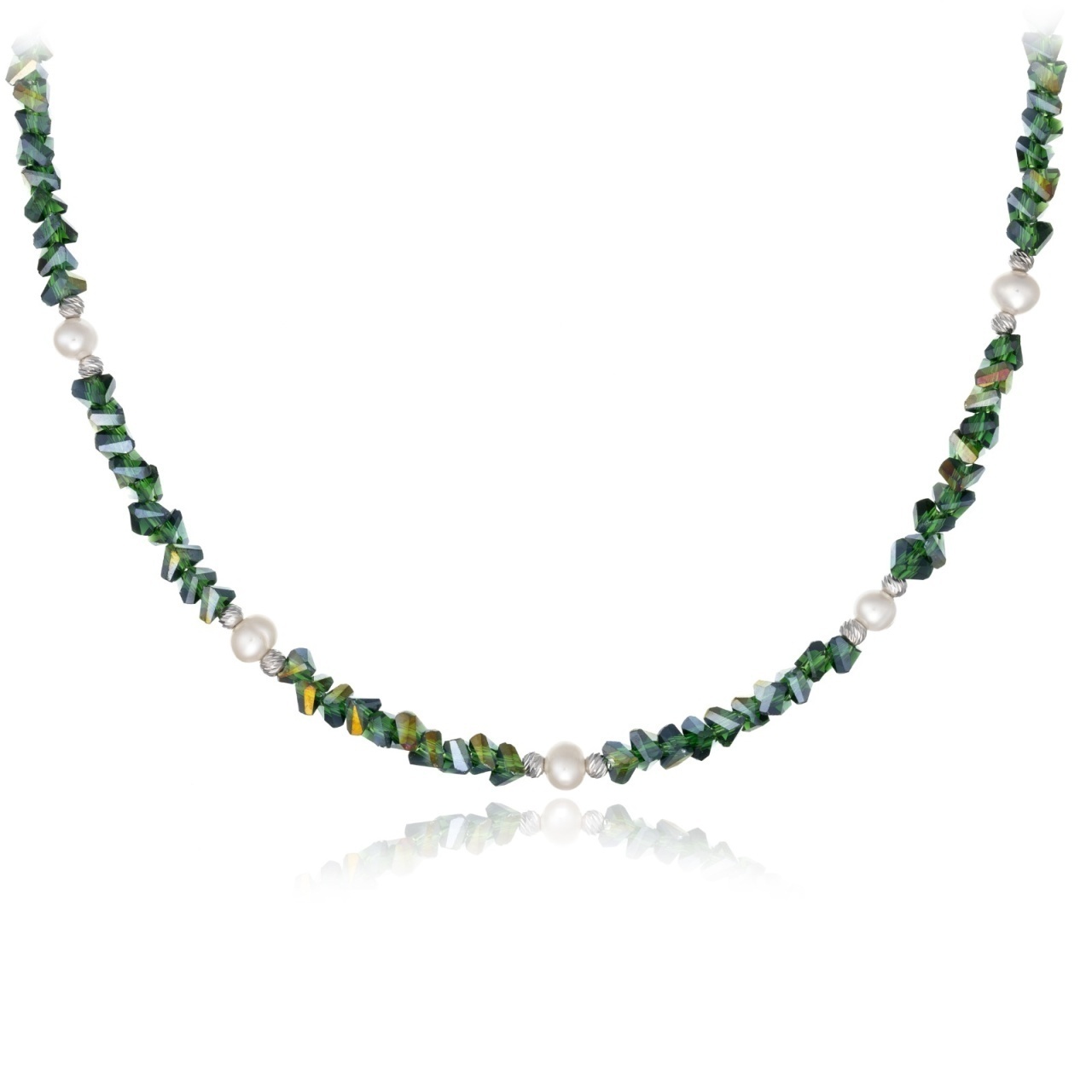 Colier Triangle Crystal din Argint 925