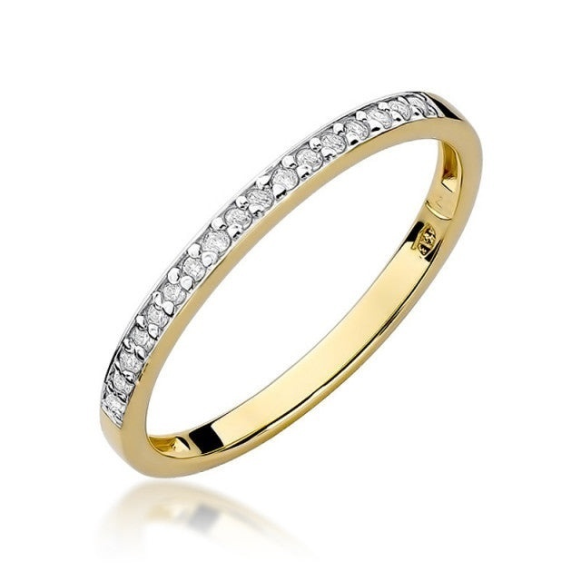 Inel Aur 14K cu Diamante Naturale 0.09 ct