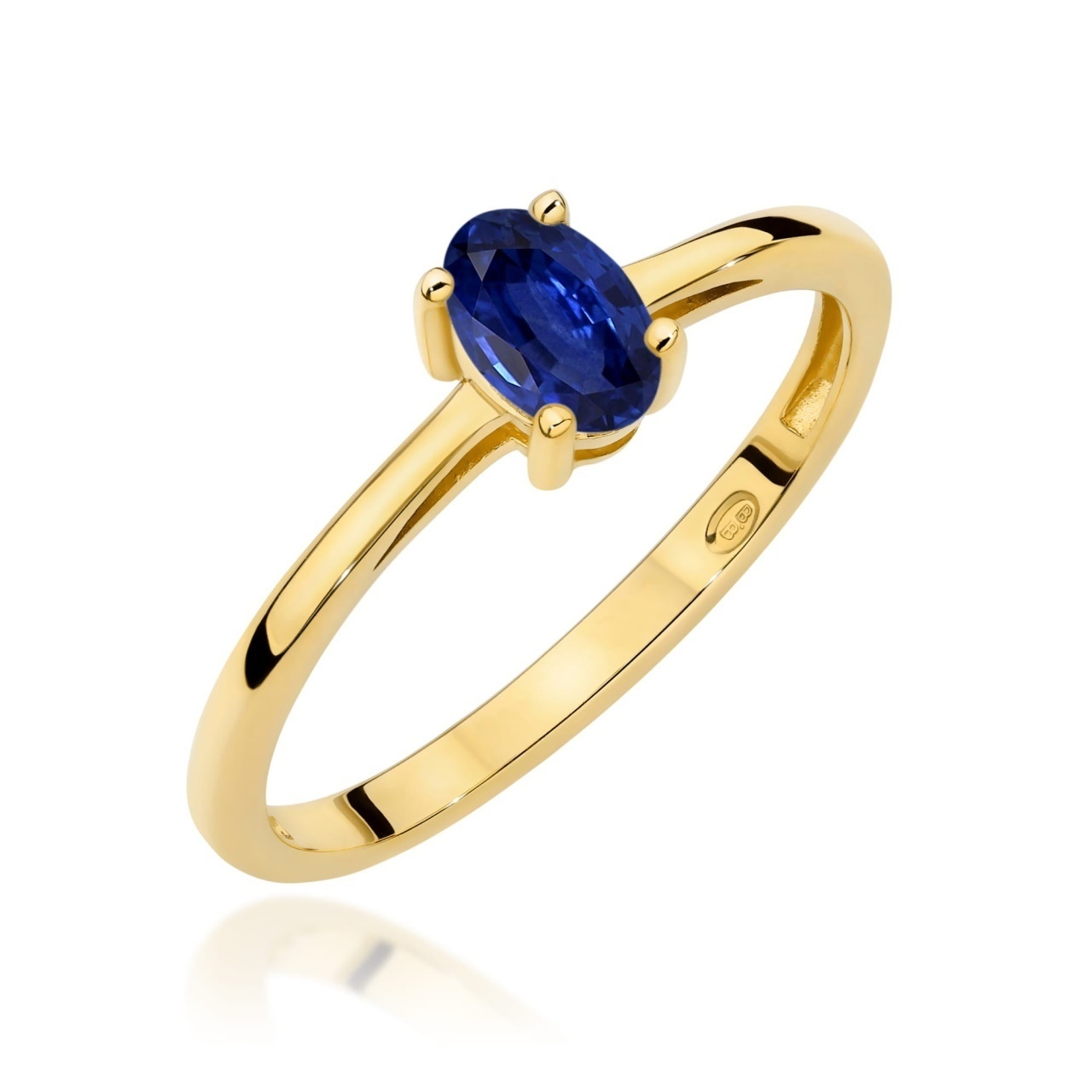 Inel Aur 14K cu Safir 0.70 ct