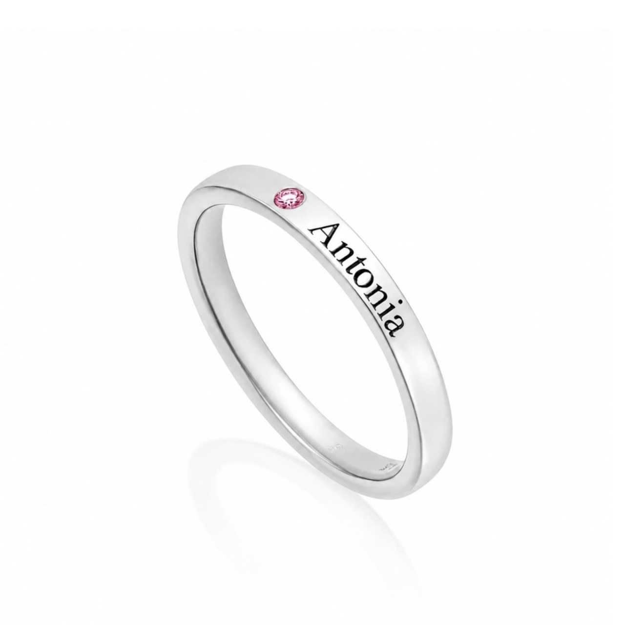 Inel Multi Mix din Argint 925 personalizat cu Nume si Cristal