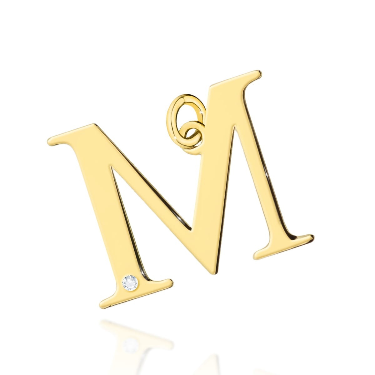 Pandantiv Aur 14K cu Diamante Naturale 0.01 ct