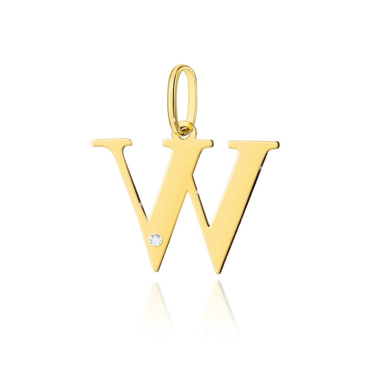 Pandantiv Aur 14K cu Diamante Naturale 0.01 ct