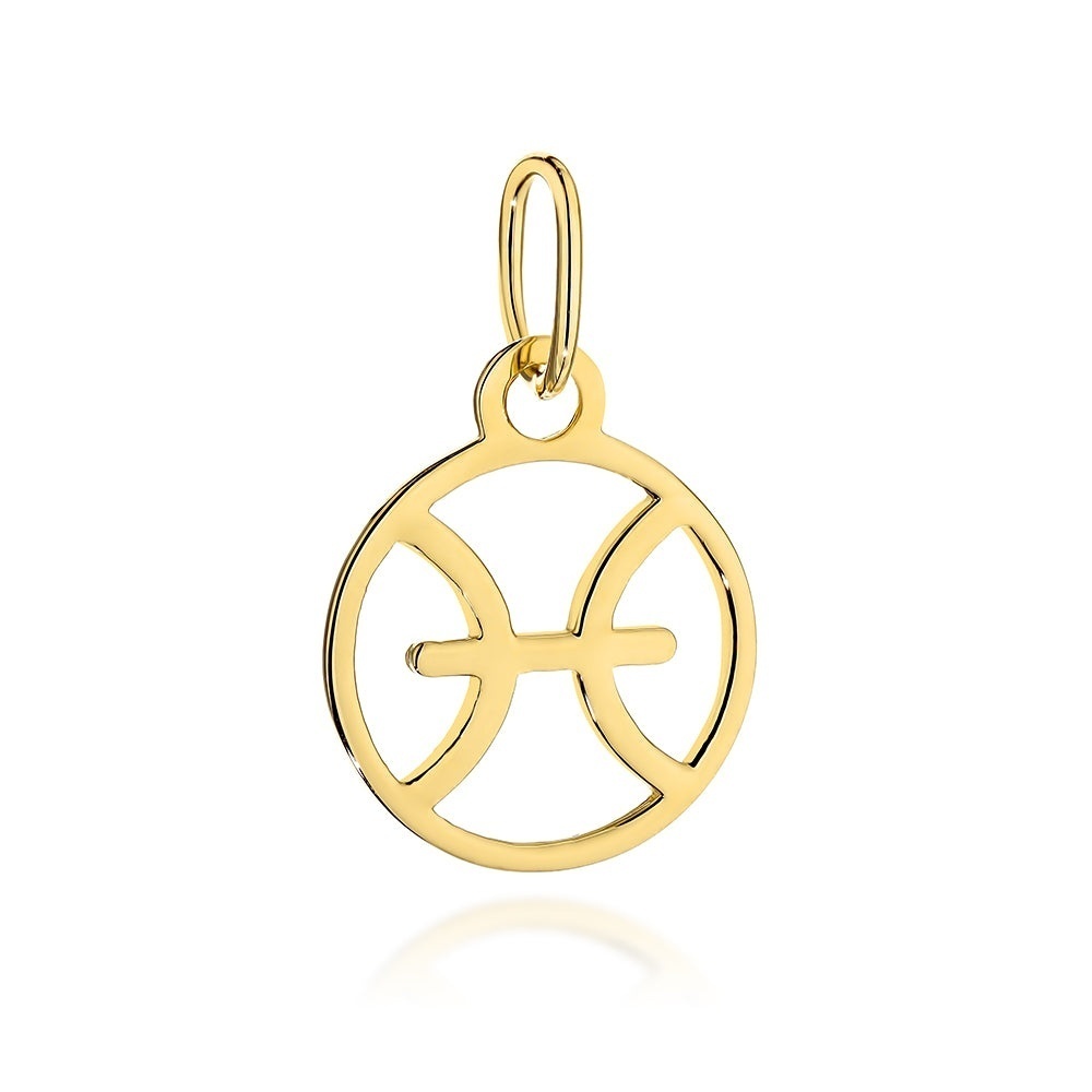 Pandantiv Aur 14K Zodia Pești - Eleganță Astrală