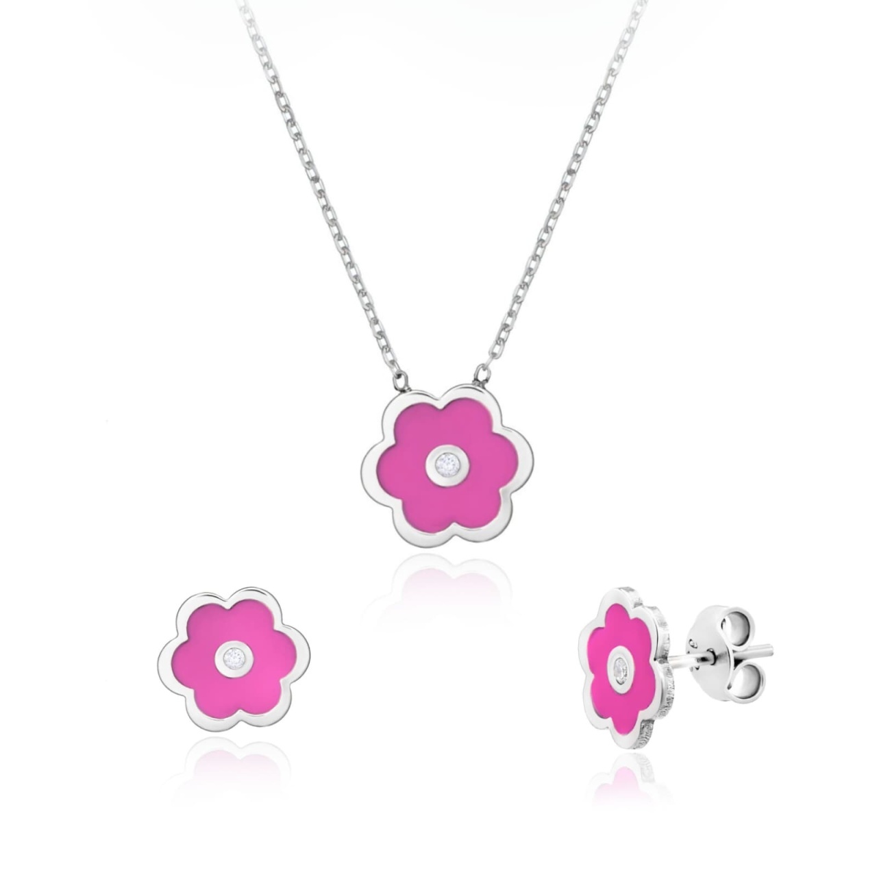 Set pentru copii - Flower din Argint 925