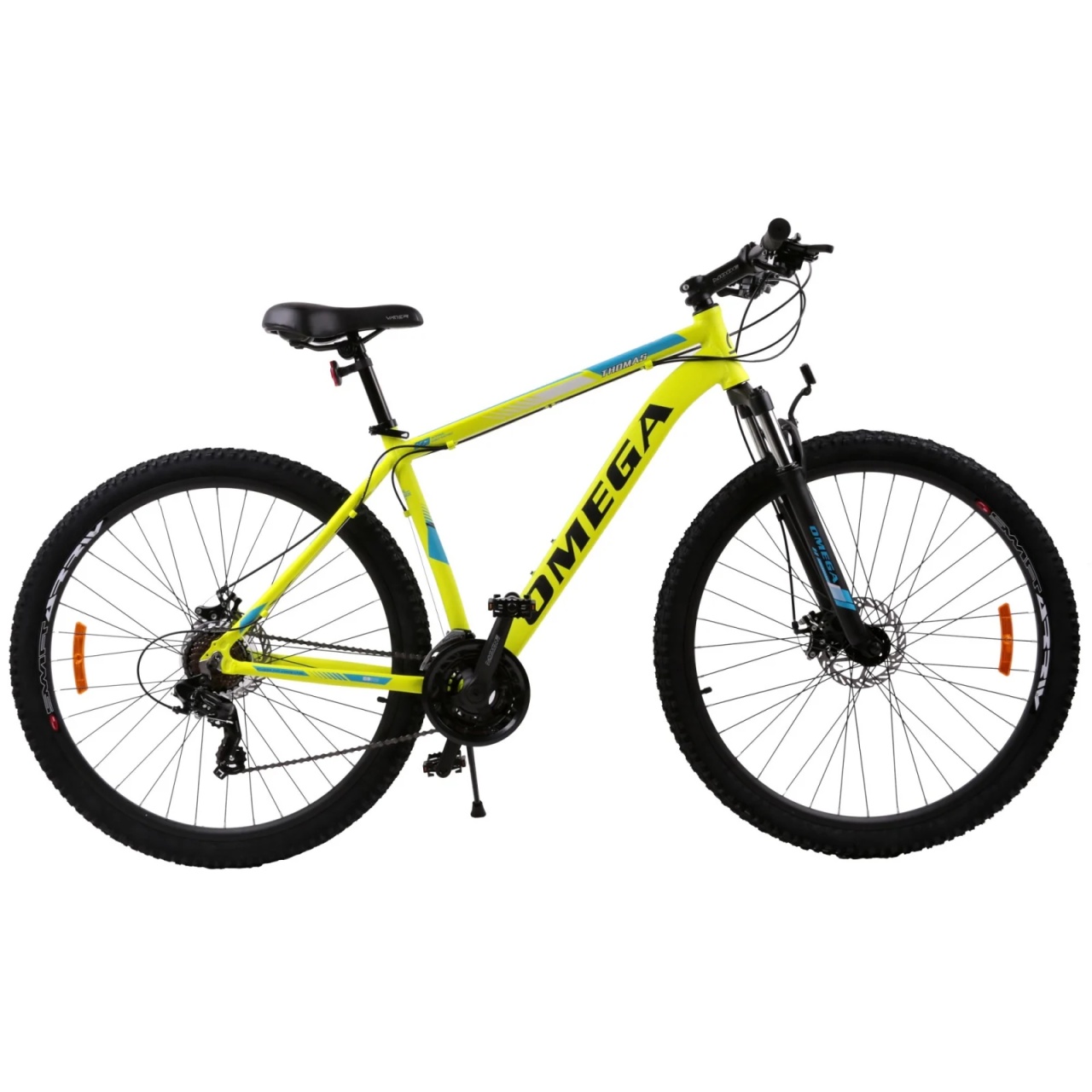 Bicicletta mountainbike Omega Thomas 29", telaio 49 cm, giallo