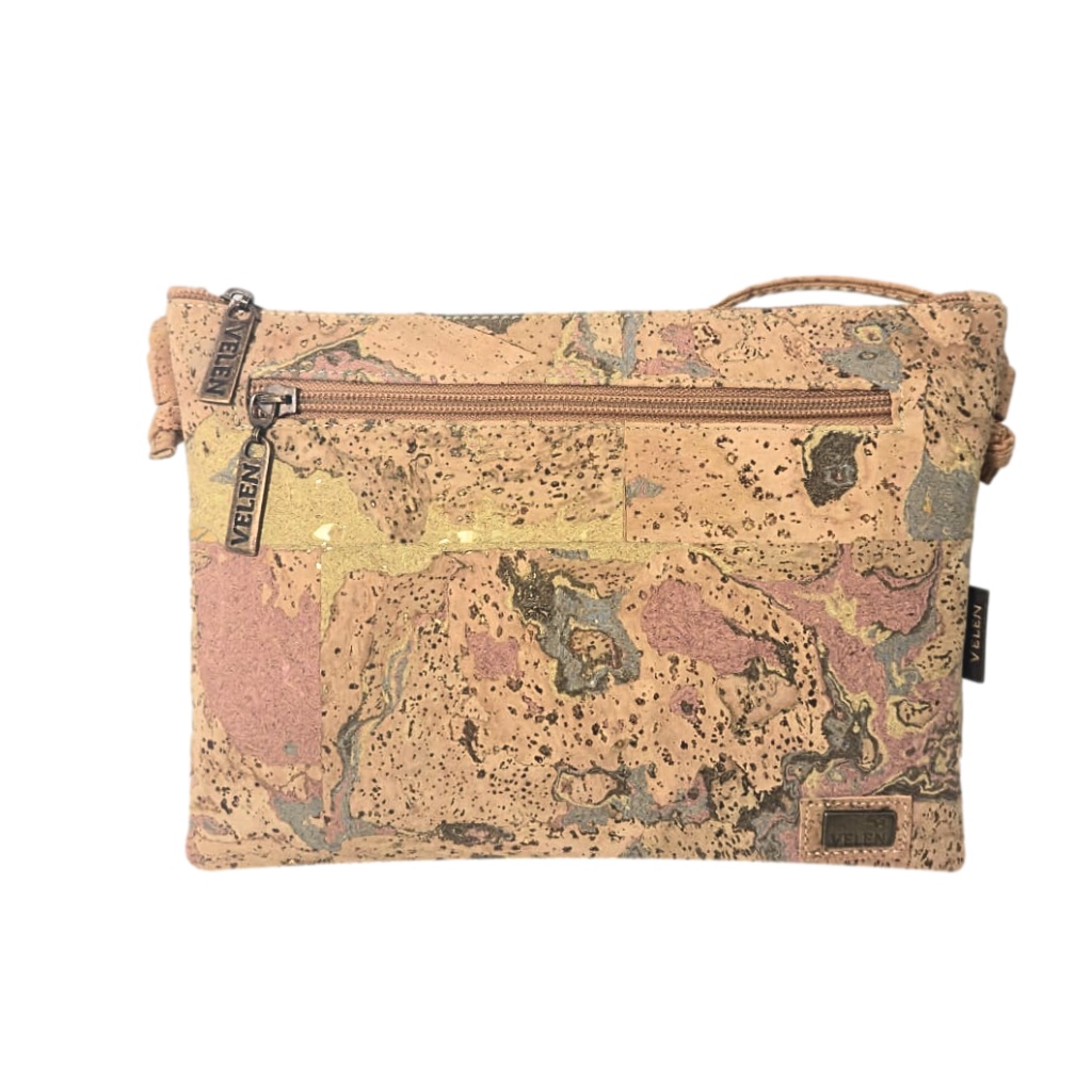 Geanta dama crossbody din pluta Textures Pink