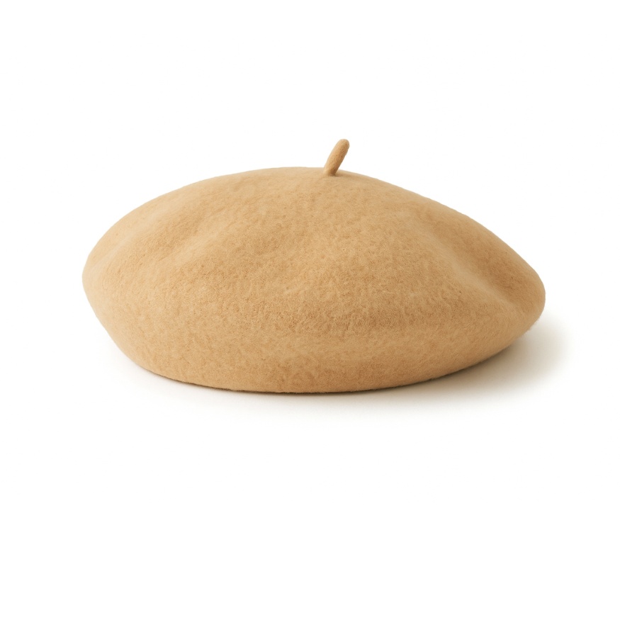 Bereta dama eleganta reglabila bej