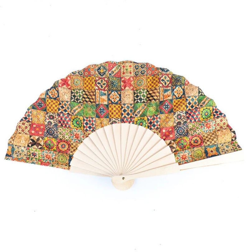 Evantai din pluta multicolor