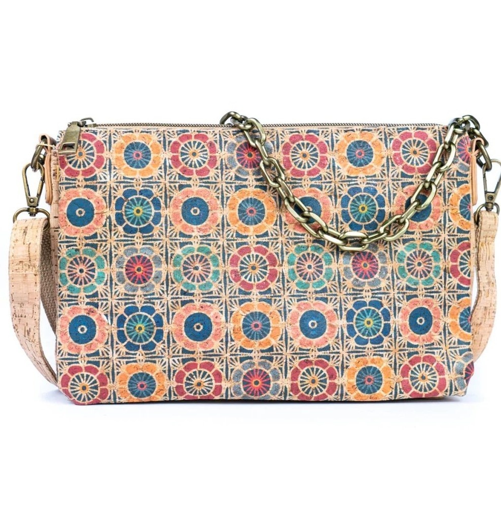 Geanta dama din pluta cu 3 compartimente