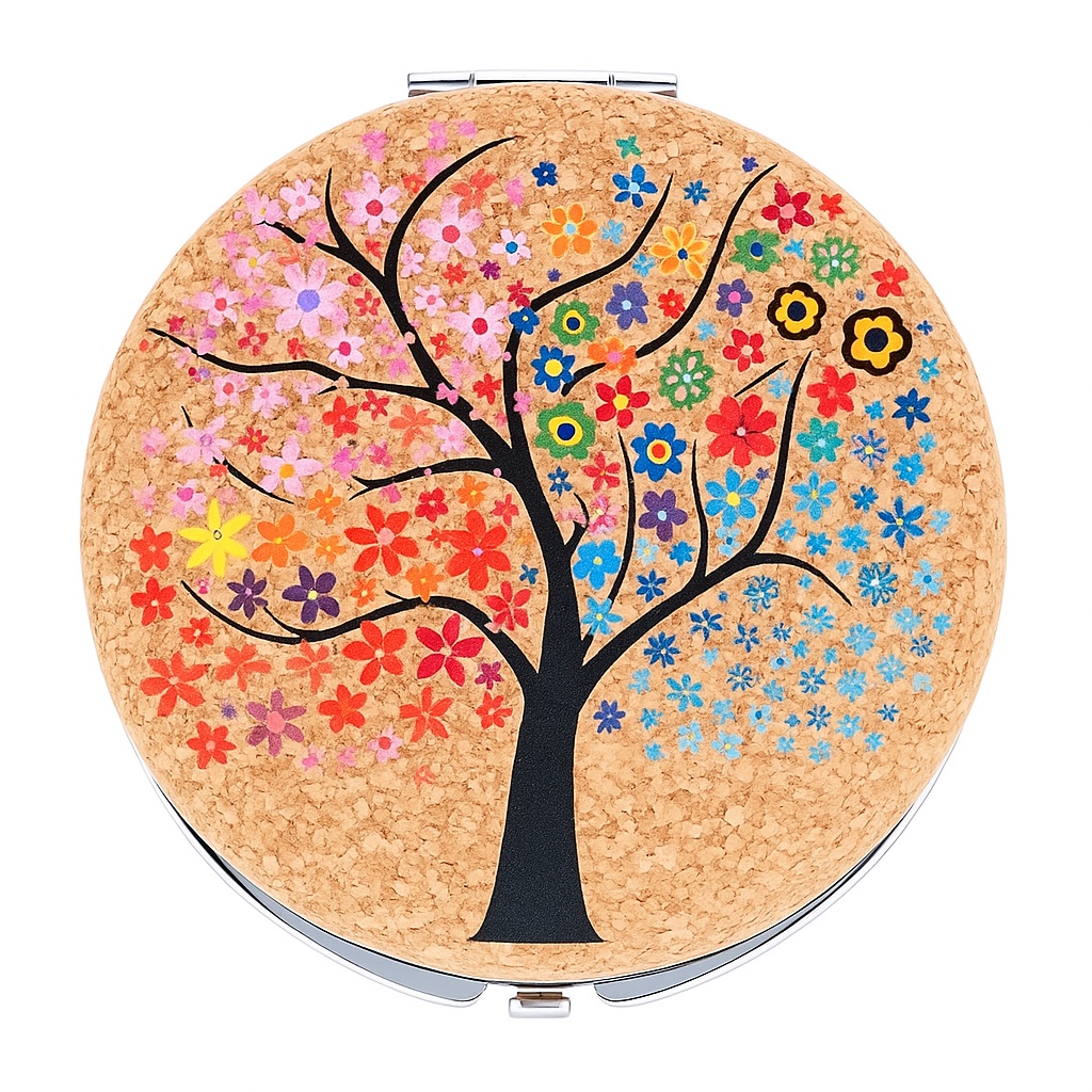 Oglinda portabila din pluta Tree of Life