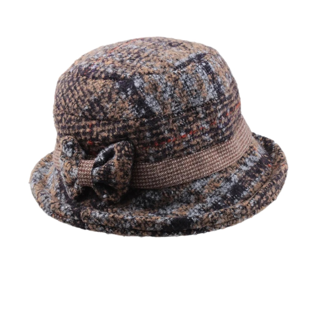 Palarie dama rotunda ecosez