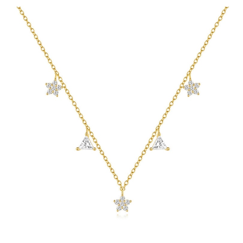 Colier reglabil din argint Star
