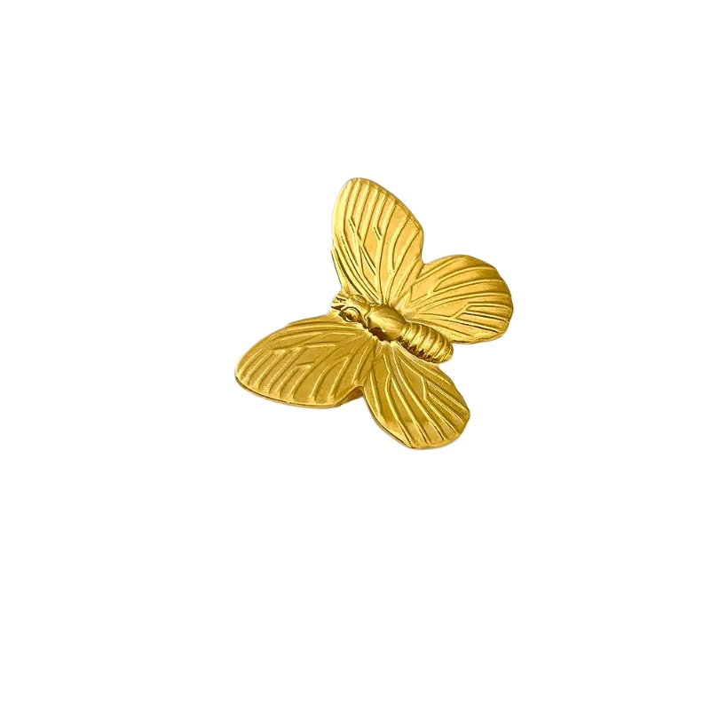 Inel placat cu aur - Butterfly