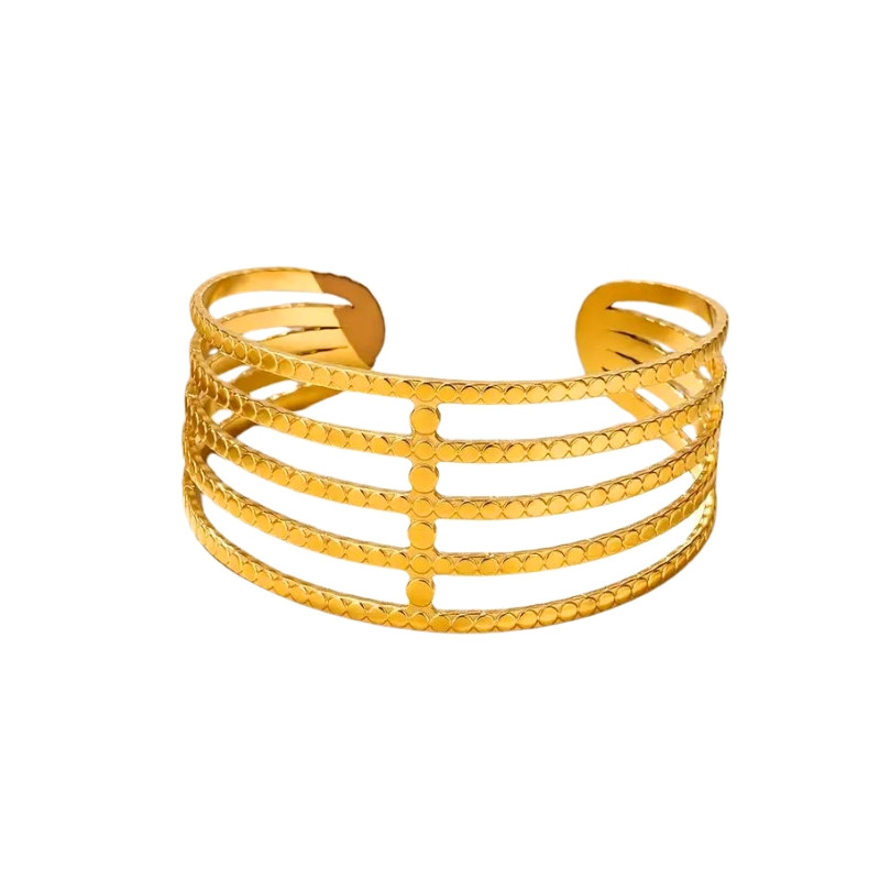 Bratara Bangle placata cu aur