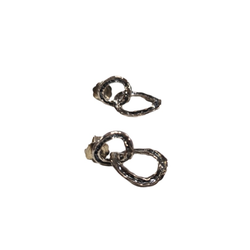 Cercei din argint Chain