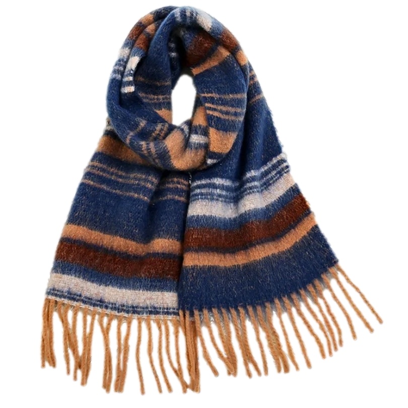 Fular Cashmere albastru