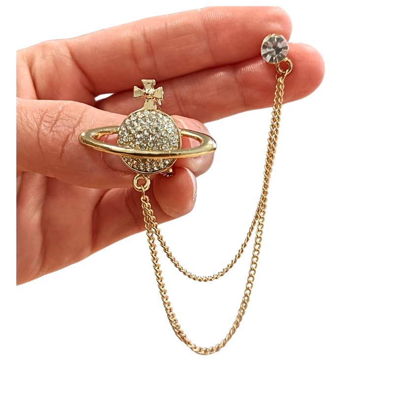 Brosa pentru sacou Gold Spacecraft