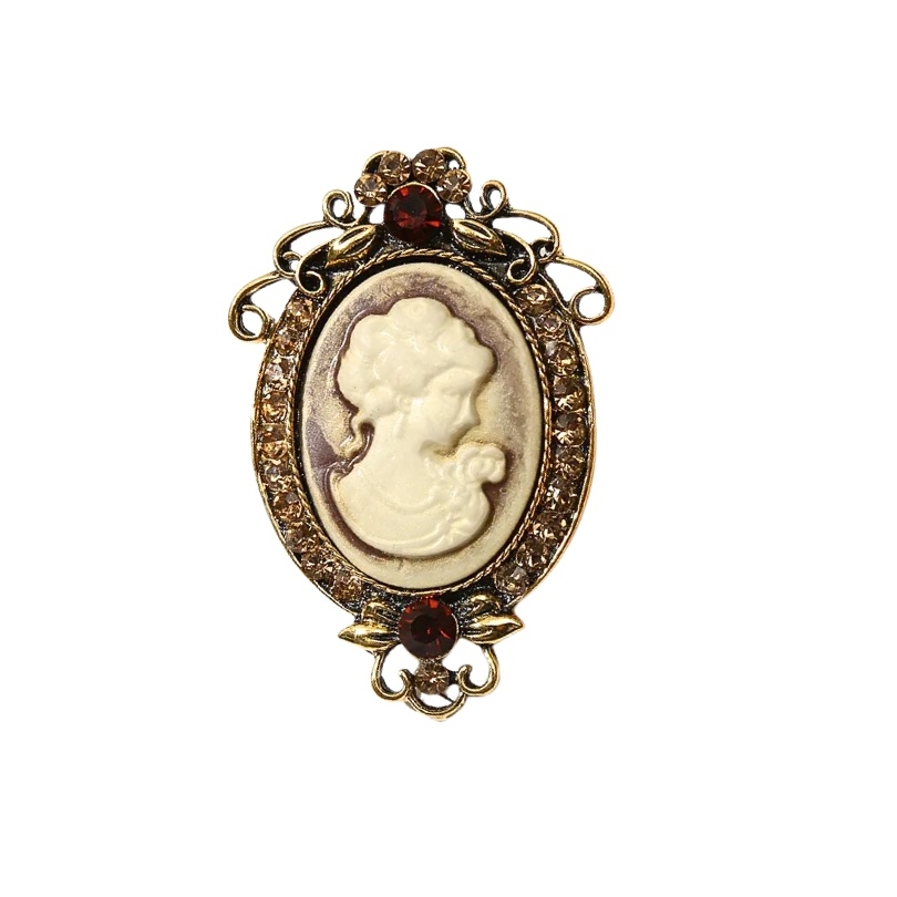Brosa Retro Portrait Red