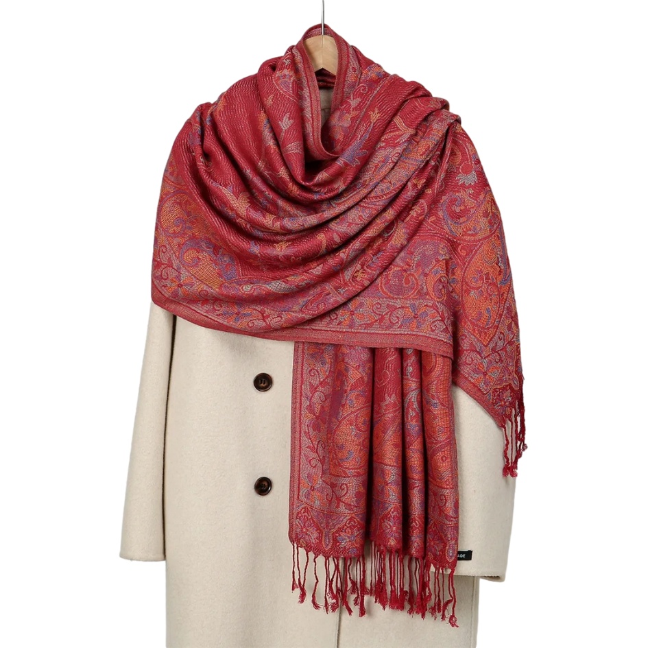 Esarfa casmir jacquard Purple