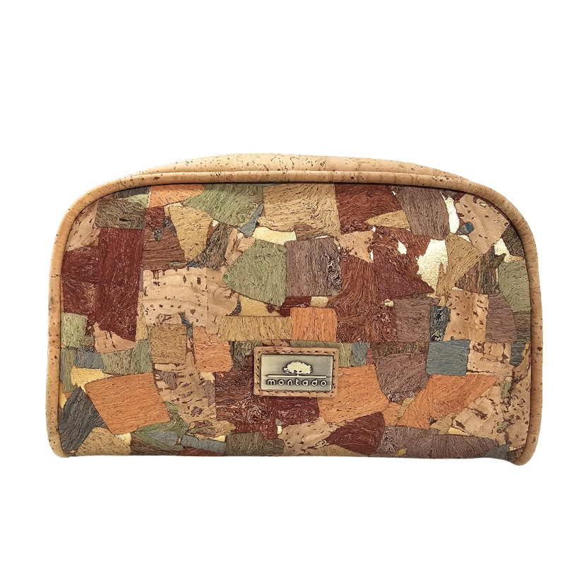 Geanta crossbody din pluta cu model mozaic