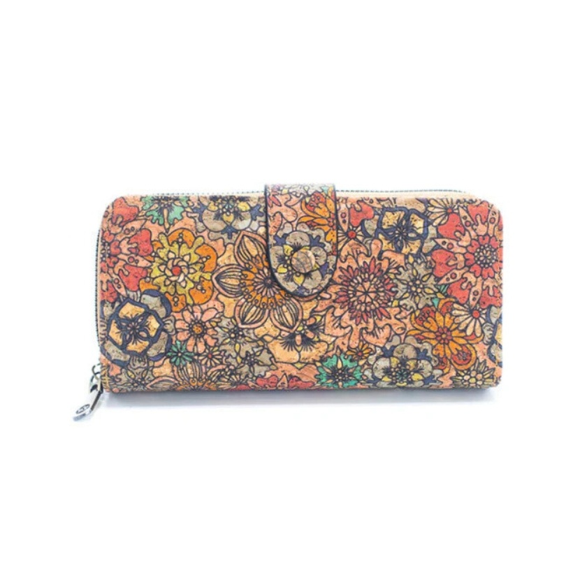 Portofel din pluta Floral