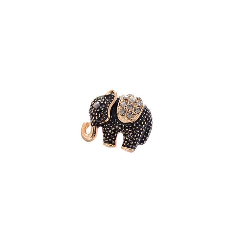 Brosa Elefant cu cristale