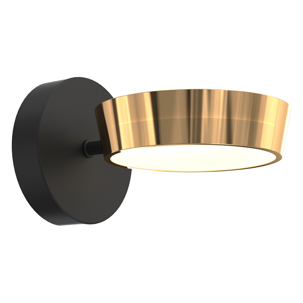 Aplica aurie/neagra din metal cu LED Lara Zuma Line