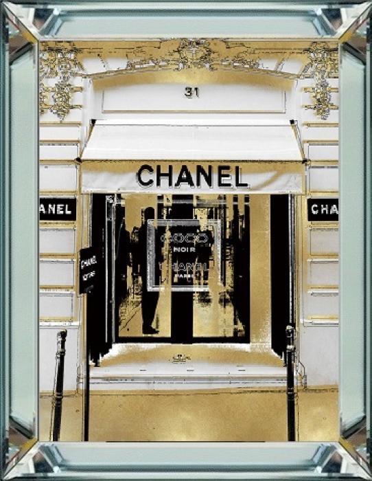 Tablou multicolor din sticla 70x90 cm Shop Ter Halle