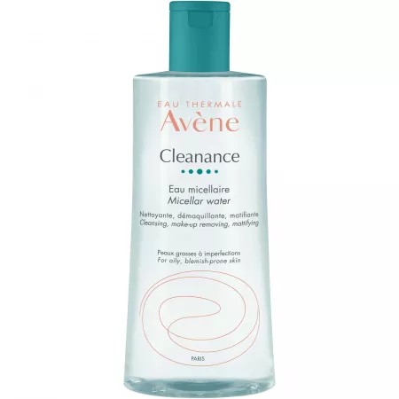 Apa micelara pentru ten gras cu tendinta acneica cleanance, 400 ml, avene