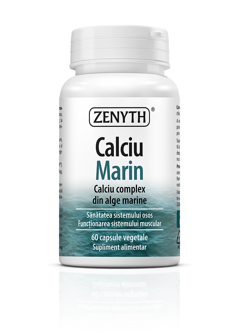 Calciu marin zenyth, 60 capsule vegetale