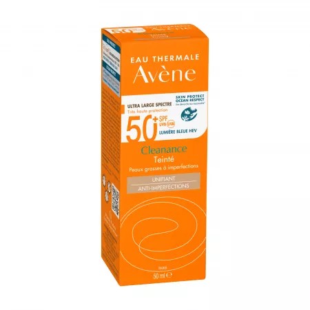 Cleanance nuantatoare spf50+ triasorb, 50ml, avene