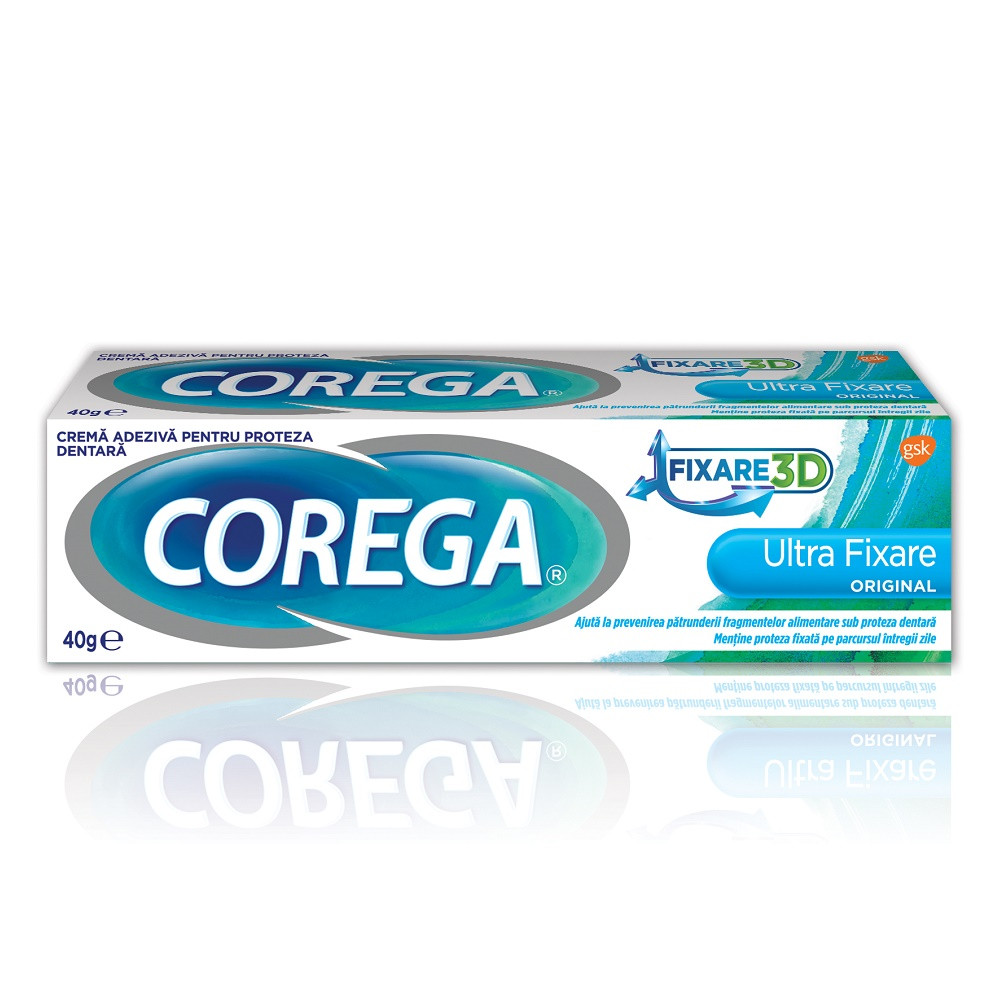 Corega ultra fixare original crema adeziva proteza dentara, 40g, gsk