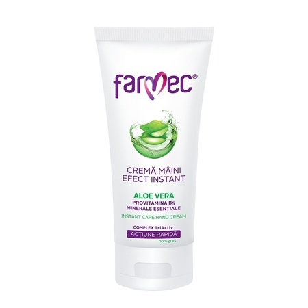 Cremă hidratantă de mâini cu aloe vera, 100 ml, Farmec