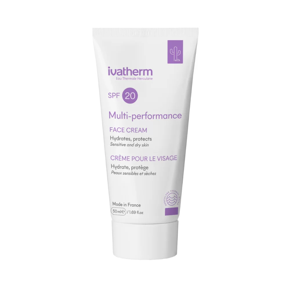 Crema hidratanta pentru fata spf 20 multi-performance, 50 ml, ivatherm